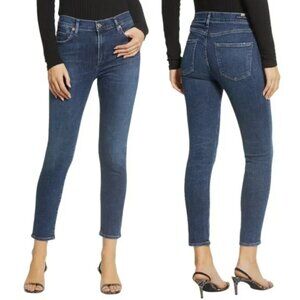 Citizens of Humanity Rocket Mid Rise Crop Skinny Jeans Stretch Revolve Ankle 27